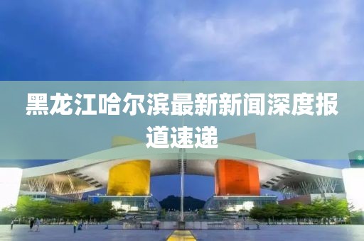黑龍江哈爾濱最新新聞深度報道速遞