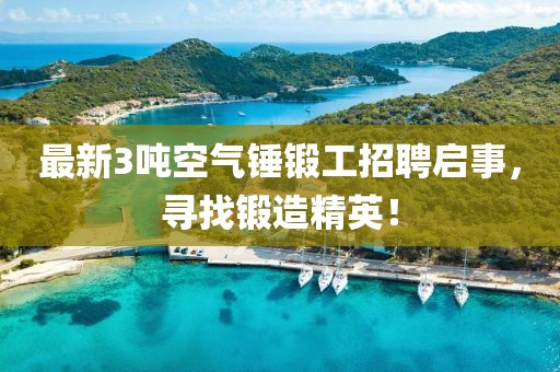 最新3噸空氣錘鍛工招聘啟事，尋找鍛造精英！