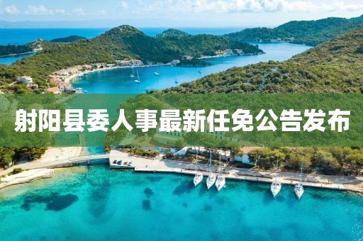 射陽(yáng)縣委人事最新任免公告發(fā)布