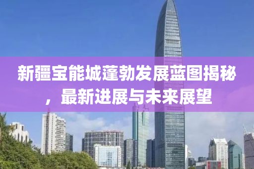 新疆寶能城蓬勃發(fā)展藍(lán)圖揭秘，最新進(jìn)展與未來(lái)展望