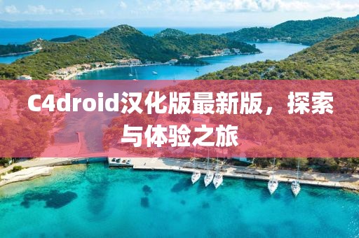 C4droid漢化版最新版，探索與體驗之旅
